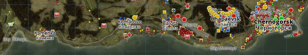 Route 5: Raus aus Cherno gen Westen über die Hölle von Balota bis nach Kamenka.