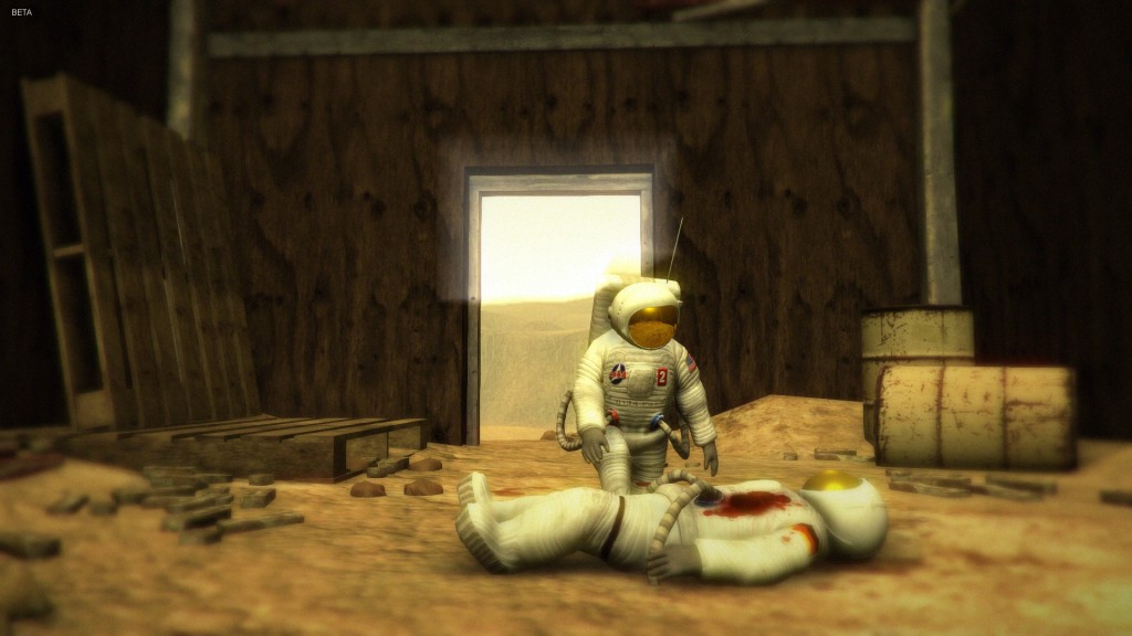 Der sozialste Moment in der Lifeless Planet Beta. Echt.