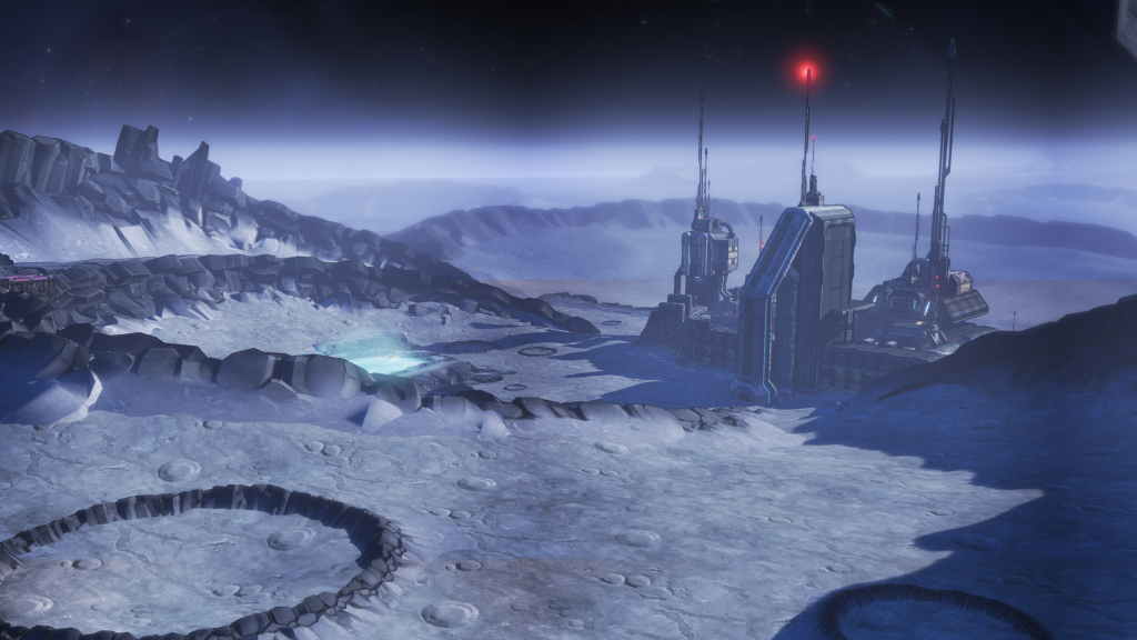 The Moon. So karg wie alle Locations in Borderlands - von den Hubs mal abgesehen.