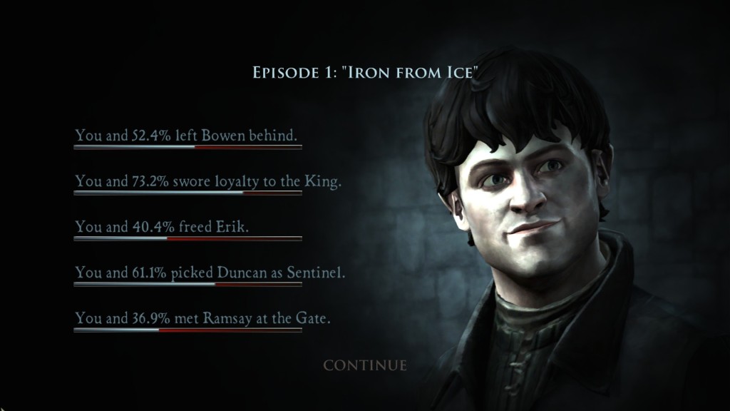 Game of Thrones Episode 1 Entscheidungen