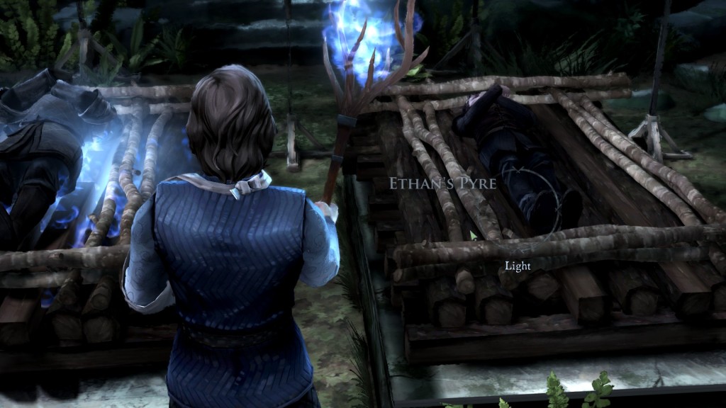 Und wer soll als Erster brennen? Telltale im Gamplay-Vakuum.
